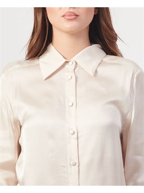 Camicia donna Yes Zee in raso a manica lunga YES ZEE | C007-CQ000118